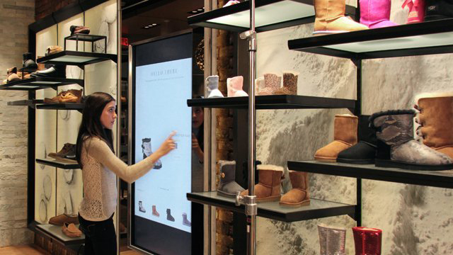retail interactive in store touch screens